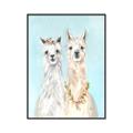 Picture of Friendly Llamas  _GroupedProduct_Rectangle_Portrait_Canvas_Framed_