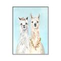 Picture of Friendly Llamas  _GroupedProduct_Rectangle_Portrait_Canvas_Framed_
