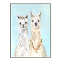 Picture of Friendly Llamas  _GroupedProduct_Rectangle_Portrait_Canvas_Framed_