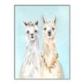 Picture of Friendly Llamas  _GroupedProduct_Rectangle_Portrait_Canvas_Framed_
