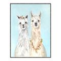 Picture of Friendly Llamas  _GroupedProduct_Rectangle_Portrait_Canvas_Framed_