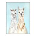 Picture of Friendly Llamas  _GroupedProduct_Rectangle_Portrait_Canvas_Framed_