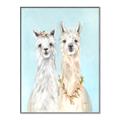 Picture of Friendly Llamas  _GroupedProduct_Rectangle_Portrait_Canvas_Framed_