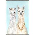 Picture of Friendly Llamas  _GroupedProduct_Rectangle_Portrait_Canvas_Framed_