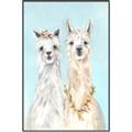 Picture of Friendly Llamas  _GroupedProduct_Rectangle_Portrait_Canvas_Framed_