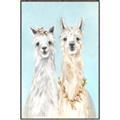 Picture of Friendly Llamas  _GroupedProduct_Rectangle_Portrait_Canvas_Framed_