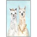 Picture of Friendly Llamas  _GroupedProduct_Rectangle_Portrait_Canvas_Framed_