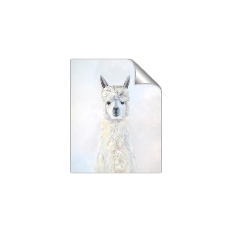 Picture of White Llama _GroupedProduct_Rectangle_Portrait_Unframed_Print_Only_
