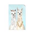 Picture of Friendly Llamas  _GroupedProduct_Rectangle_Portrait_Unframed_Print_Only_