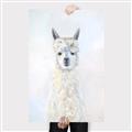 Picture of White Llama _GroupedProduct_Rectangle_Portrait_Canvas_