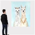 Picture of Friendly Llamas  _GroupedProduct_Rectangle_Portrait_Canvas_