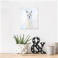 Picture of White Llama _GroupedProduct_Rectangle_Portrait_Canvas_