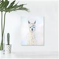 Picture of White Llama _GroupedProduct_Rectangle_Portrait_Canvas_