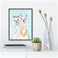 Picture of Friendly Llamas  _GroupedProduct_Rectangle_Portrait_Canvas_Framed_