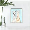 Picture of Friendly Llamas  _GroupedProduct_Rectangle_Portrait_Canvas_Framed_