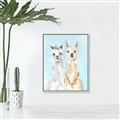 Picture of Friendly Llamas  _GroupedProduct_Rectangle_Portrait_Canvas_Framed_