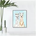 Picture of Friendly Llamas  _GroupedProduct_Rectangle_Portrait_Canvas_Framed_