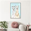 Picture of Friendly Llamas  _GroupedProduct_Rectangle_Portrait_Canvas_Framed_