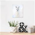 Picture of White Llama _GroupedProduct_Rectangle_Portrait_Unframed_Print_Only_