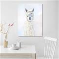Picture of White Llama _GroupedProduct_Rectangle_Portrait_Unframed_Print_Only_