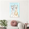 Picture of Friendly Llamas  _GroupedProduct_Rectangle_Portrait_Unframed_Print_Only_