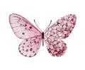 Picture of Pink Butterfly _GroupedProduct_Rectangle_Landscape_Unframed_Print_Only_