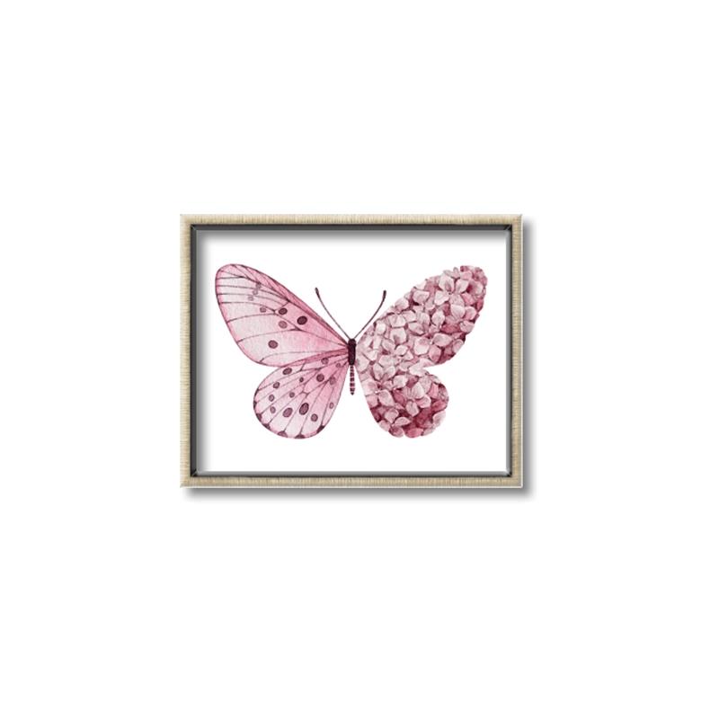 Picture of Pink Butterfly _GroupedProduct_Rectangle_Landscape_Canvas_Framed_