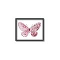 Picture of Pink Butterfly _GroupedProduct_Rectangle_Landscape_Canvas_Framed_