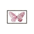 Picture of Pink Butterfly _GroupedProduct_Rectangle_Landscape_Canvas_Framed_