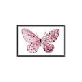 Picture of Pink Butterfly _GroupedProduct_Rectangle_Landscape_Canvas_Framed_