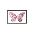 Picture of Pink Butterfly _GroupedProduct_Rectangle_Landscape_Canvas_Framed_