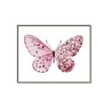 Picture of Pink Butterfly _GroupedProduct_Rectangle_Landscape_Canvas_Framed_
