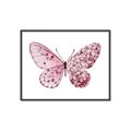 Picture of Pink Butterfly _GroupedProduct_Rectangle_Landscape_Canvas_Framed_
