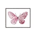 Picture of Pink Butterfly _GroupedProduct_Rectangle_Landscape_Canvas_Framed_