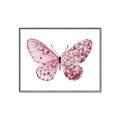 Picture of Pink Butterfly _GroupedProduct_Rectangle_Landscape_Canvas_Framed_