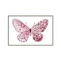 Picture of Pink Butterfly _GroupedProduct_Rectangle_Landscape_Canvas_Framed_