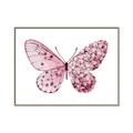 Picture of Pink Butterfly _GroupedProduct_Rectangle_Landscape_Canvas_Framed_