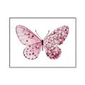 Picture of Pink Butterfly _GroupedProduct_Rectangle_Landscape_Canvas_Framed_