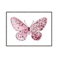 Picture of Pink Butterfly _GroupedProduct_Rectangle_Landscape_Canvas_Framed_