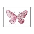 Picture of Pink Butterfly _GroupedProduct_Rectangle_Landscape_Canvas_Framed_