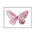 Picture of Pink Butterfly _GroupedProduct_Rectangle_Landscape_Canvas_Framed_
