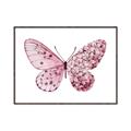 Picture of Pink Butterfly _GroupedProduct_Rectangle_Landscape_Canvas_Framed_