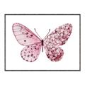 Picture of Pink Butterfly _GroupedProduct_Rectangle_Landscape_Canvas_Framed_
