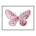 Picture of Pink Butterfly _GroupedProduct_Rectangle_Landscape_Canvas_Framed_