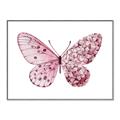Picture of Pink Butterfly _GroupedProduct_Rectangle_Landscape_Canvas_Framed_