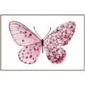 Picture of Pink Butterfly _GroupedProduct_Rectangle_Landscape_Canvas_Framed_