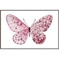 Picture of Pink Butterfly _GroupedProduct_Rectangle_Landscape_Canvas_Framed_