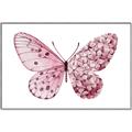 Picture of Pink Butterfly _GroupedProduct_Rectangle_Landscape_Canvas_Framed_