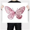 Picture of Pink Butterfly _GroupedProduct_Rectangle_Landscape_Canvas_