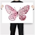 Picture of Pink Butterfly _GroupedProduct_Rectangle_Landscape_Canvas_